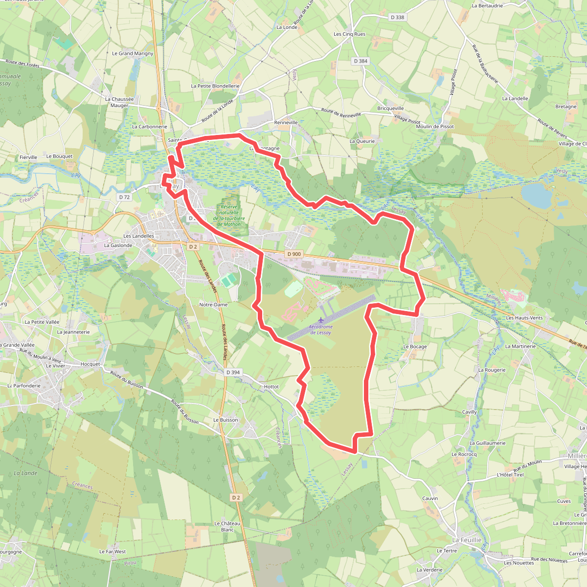 Des Rives de l'Ay aux Landes de Lessay