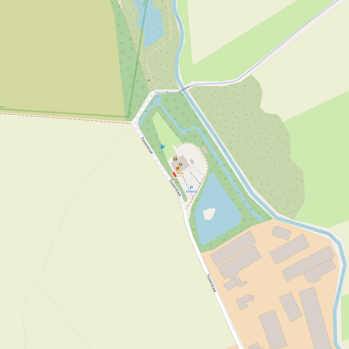 Hagevenpad, bij de Belgische grens