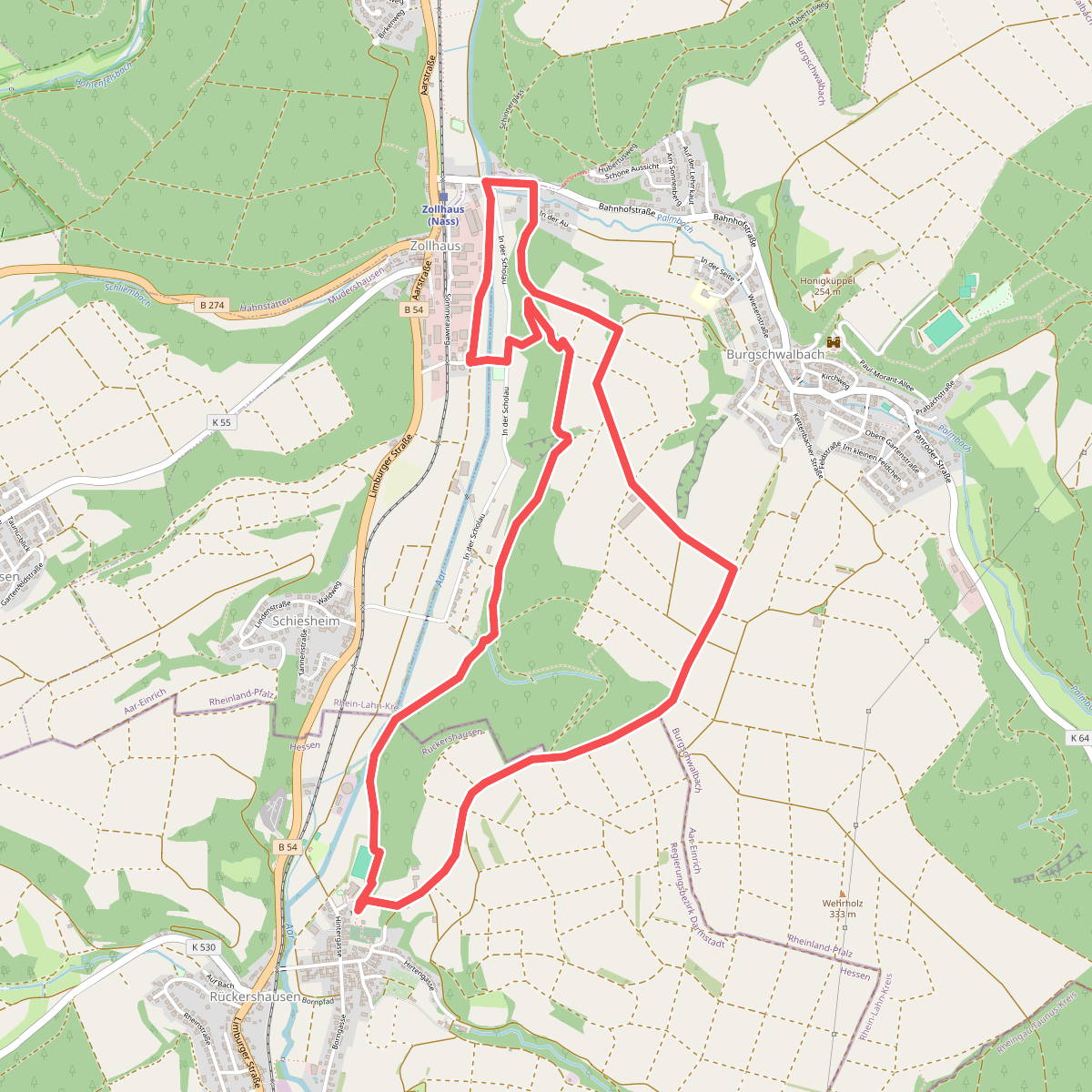 Kleiner Pilgerweg im Aartal - Psalm 96