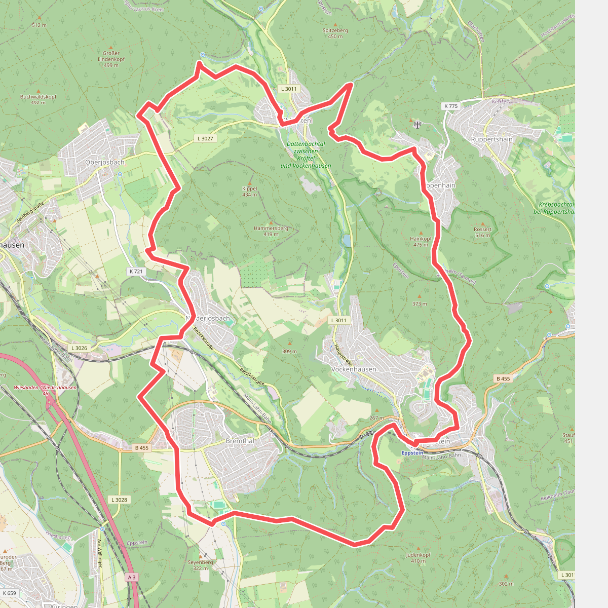 Rund um Eppstein