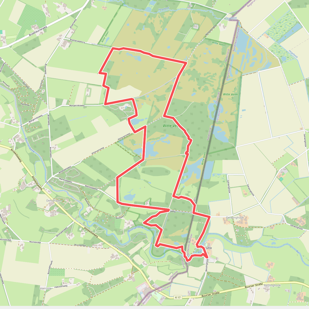 Wandelroute het Witte Veen