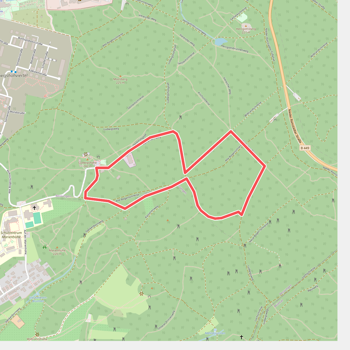 Lehrpfad: Planetenweg
