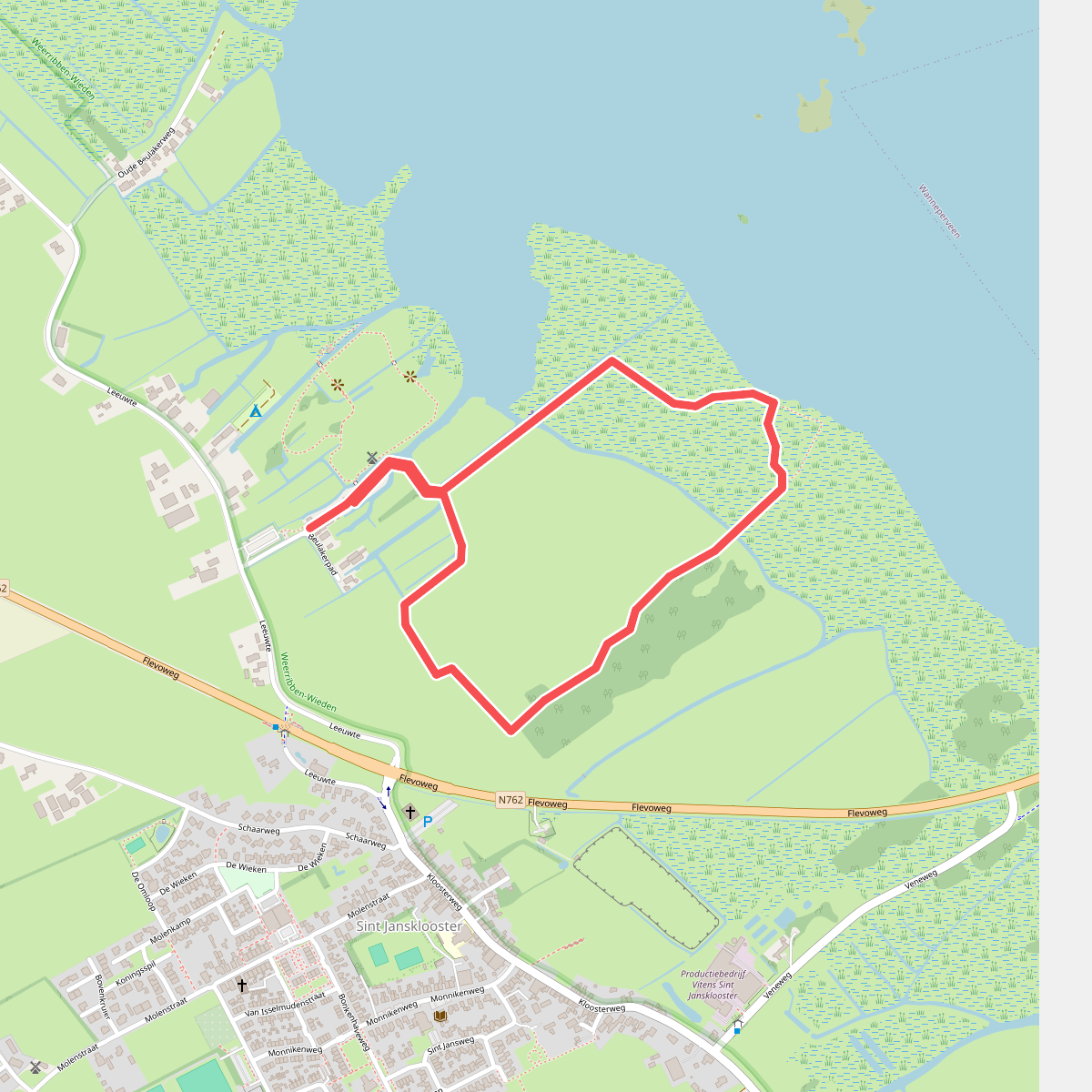 Laarzenpad bij Bezoekerscentrum De Wieden