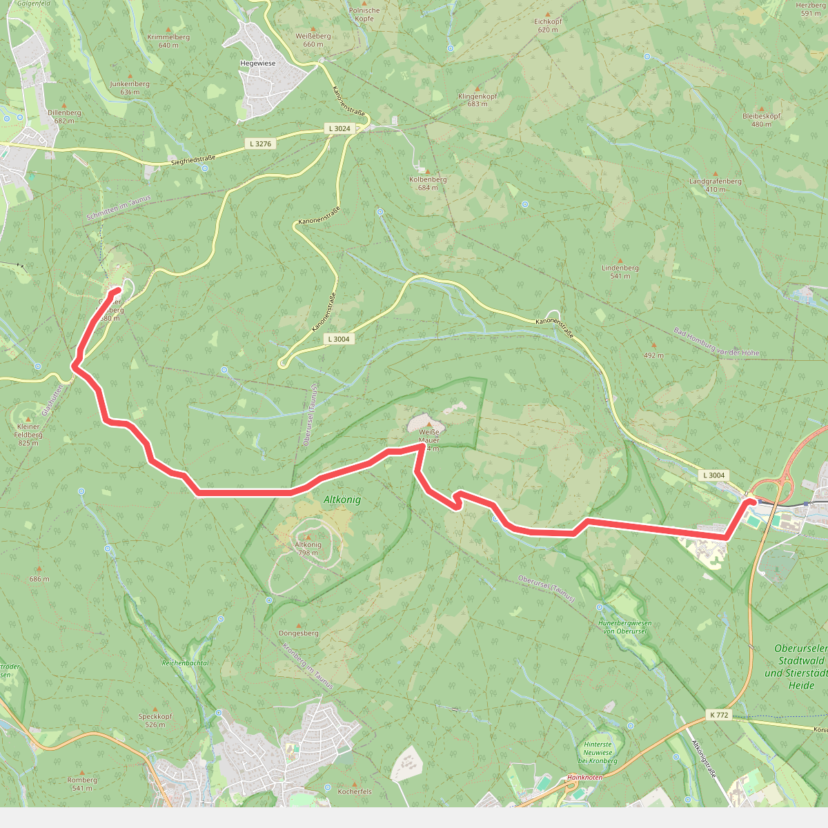 Taunusklub Route 032 | Jubiläumsweg