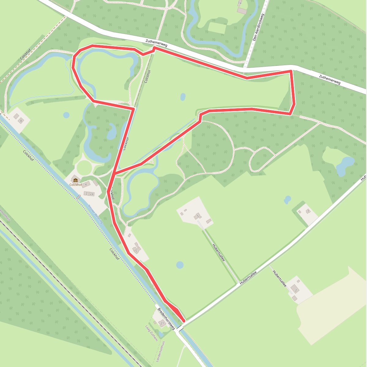 Wandelroute Colckhof, bij Heino, Salland