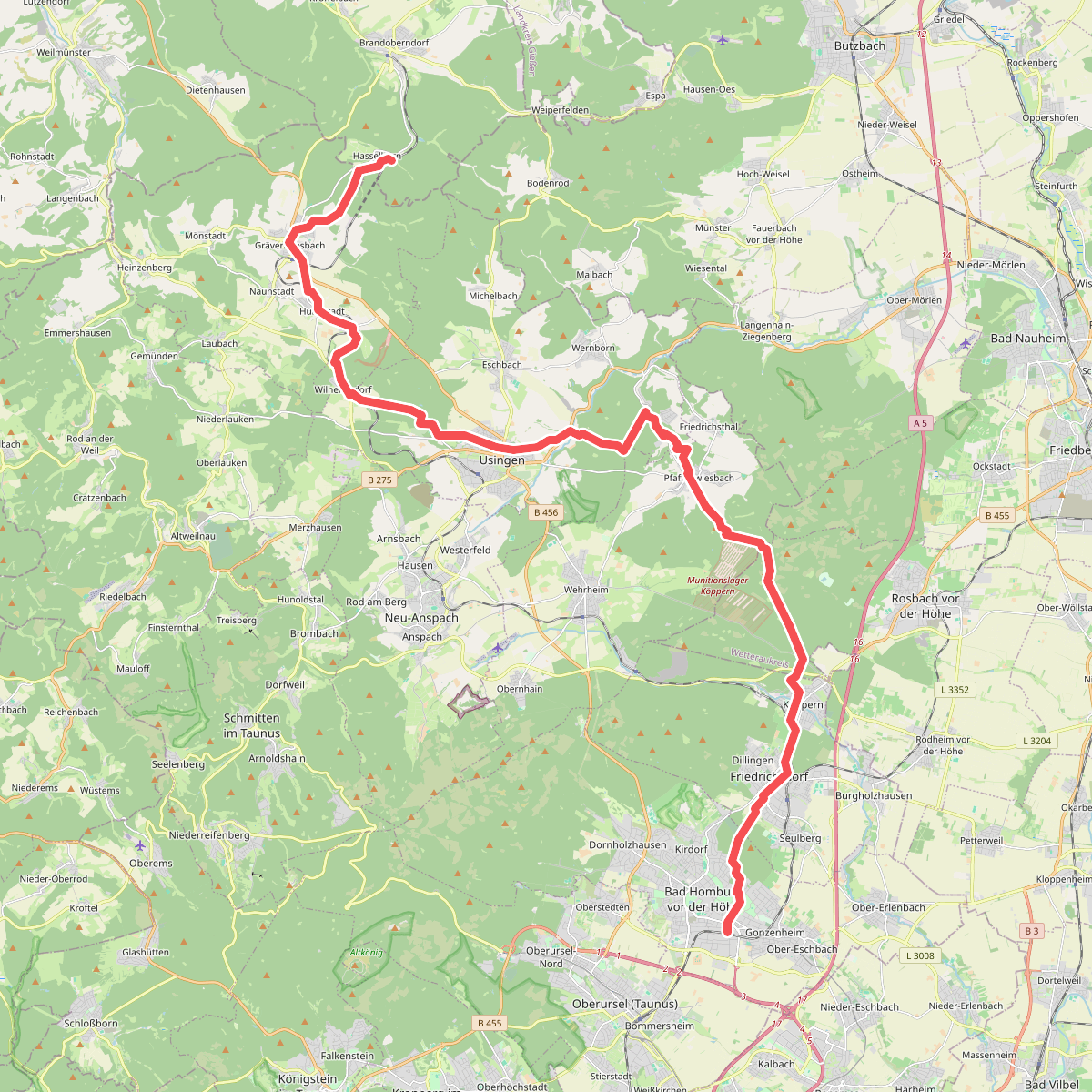 Taunusklub Route RMV2