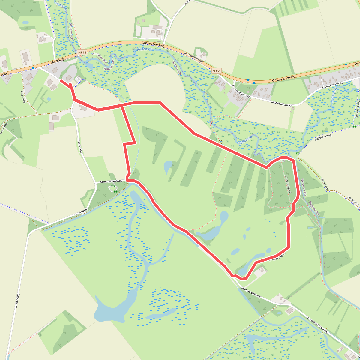Boomweideroute Dal van Ruiten A