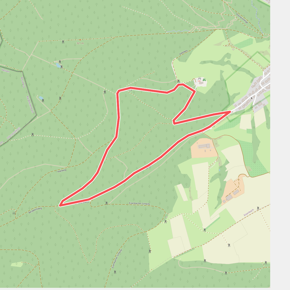 Rundwanderweg Obernburg Am Bubenbrunnen 2: Adel-Weg