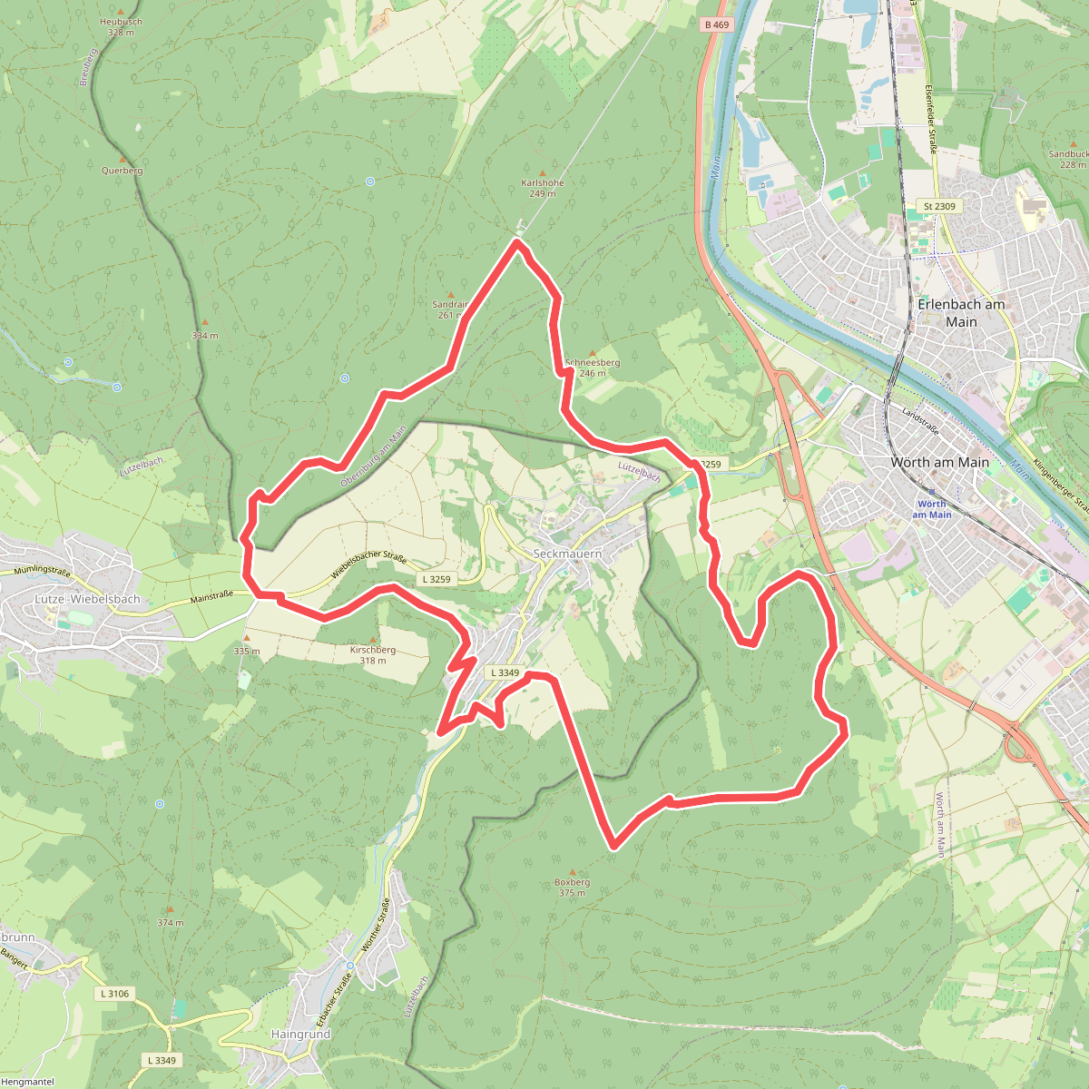 Rundwanderweg Waldhäuser WH3 : 3-Waldhäuser-Weg