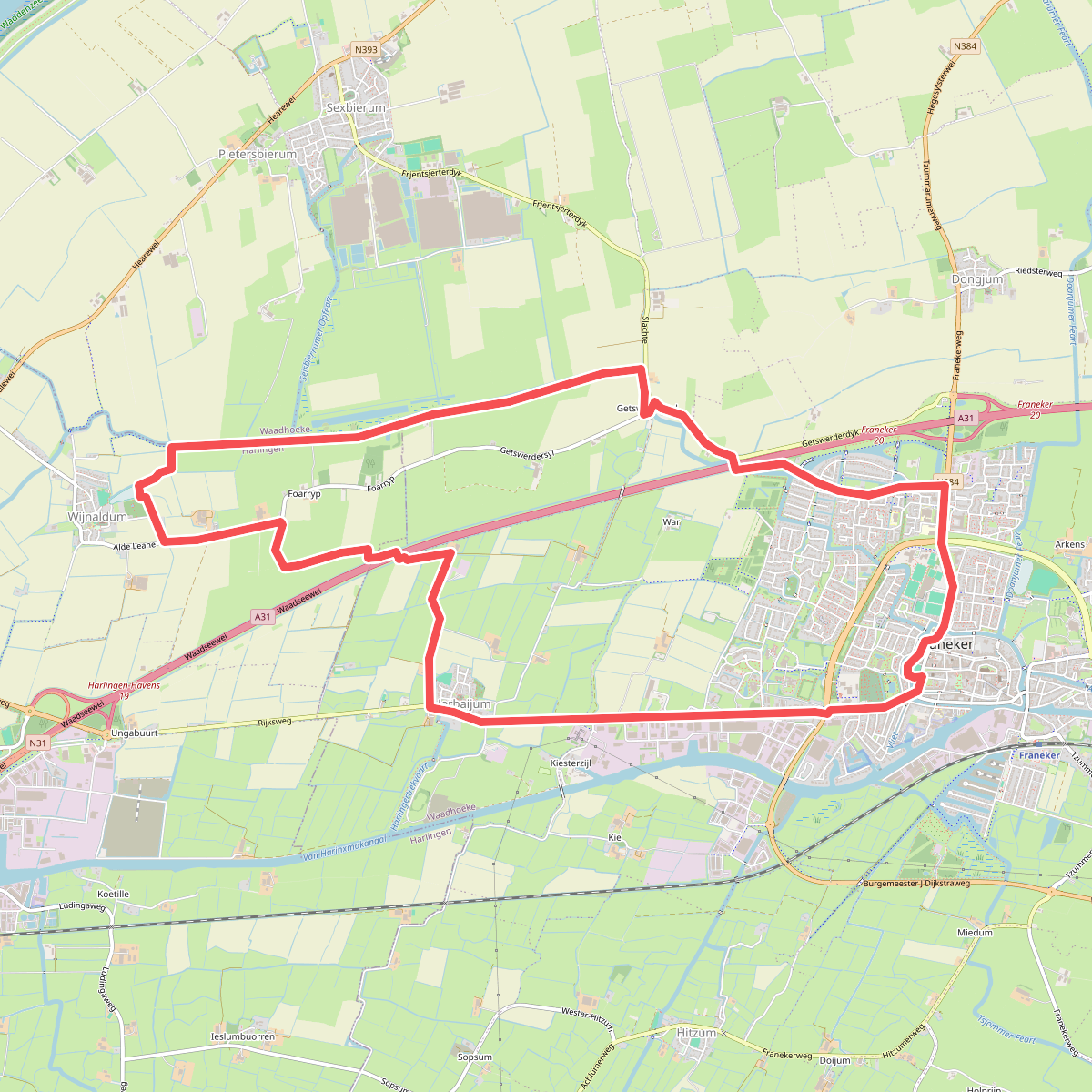 Dagwandeling Van Planetarium tot Fibula · Nederlands Kustpad 3 etappe 20