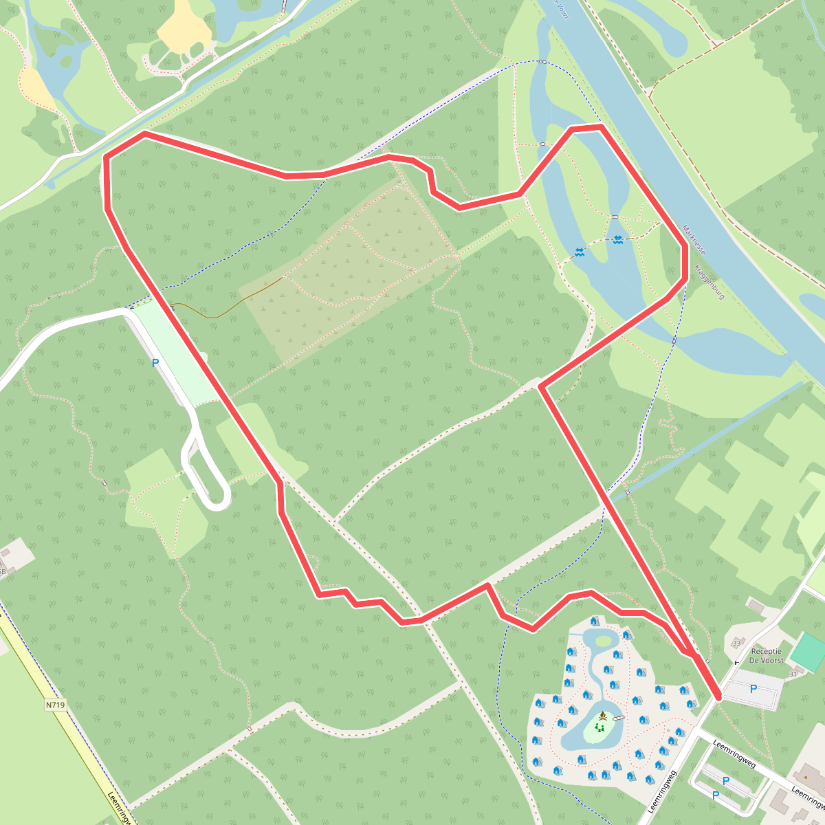 Speelweideroute Voorsterbos, vlakbij Kraggenburg