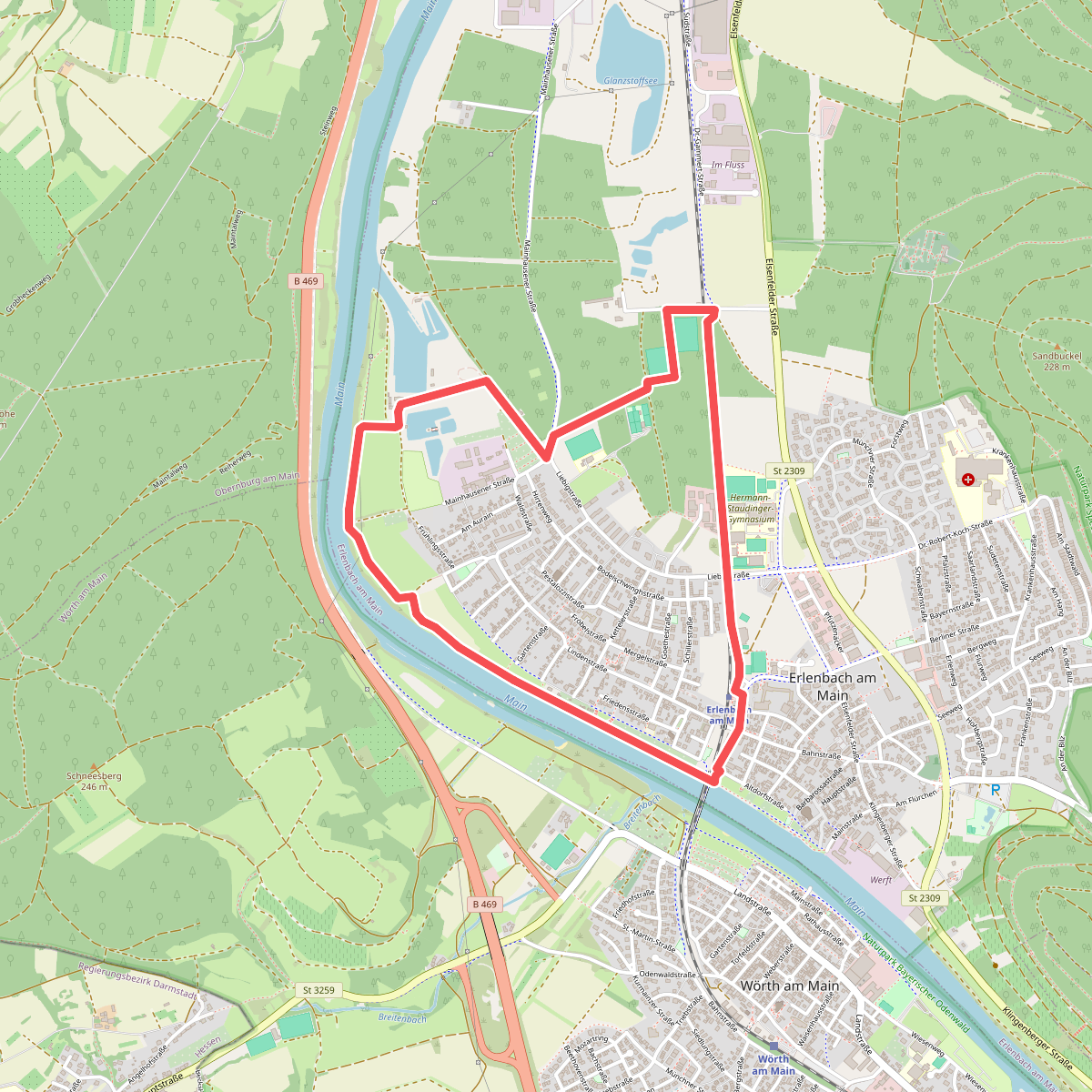 Erlenbach Planeten-Main-Rundweg