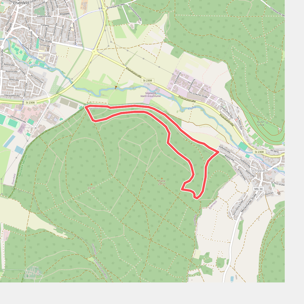 Nordic Walking 2 rot Elsenfeld