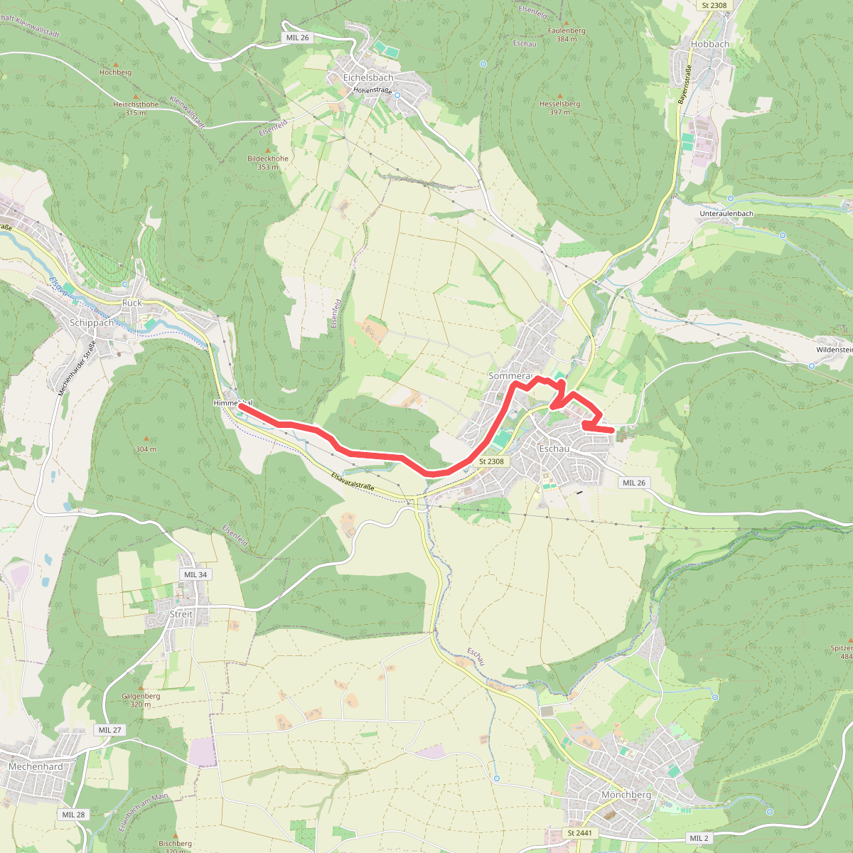 Ortswanderweg Eschau 2