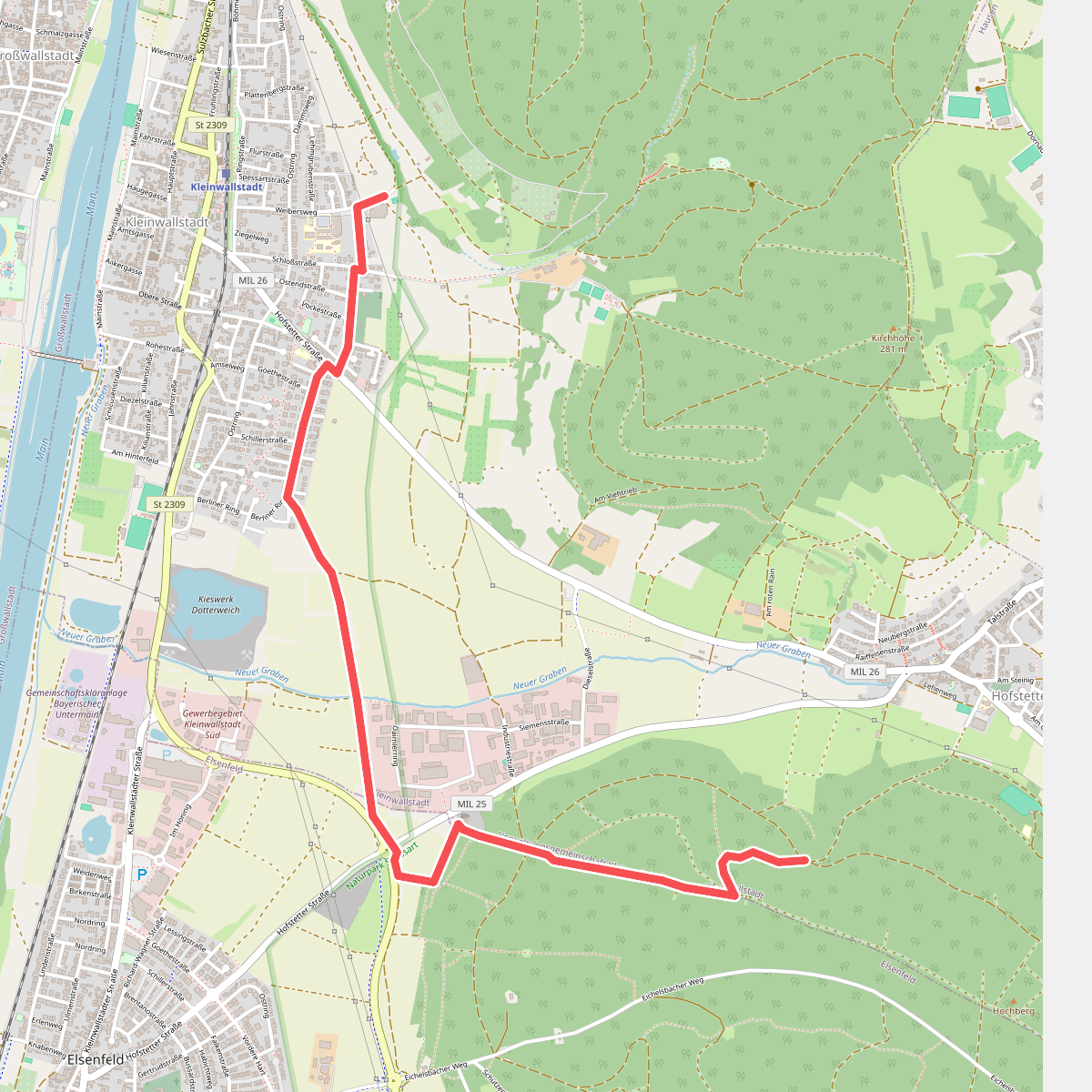 Ortswanderweg Kleinwallstadt 1
