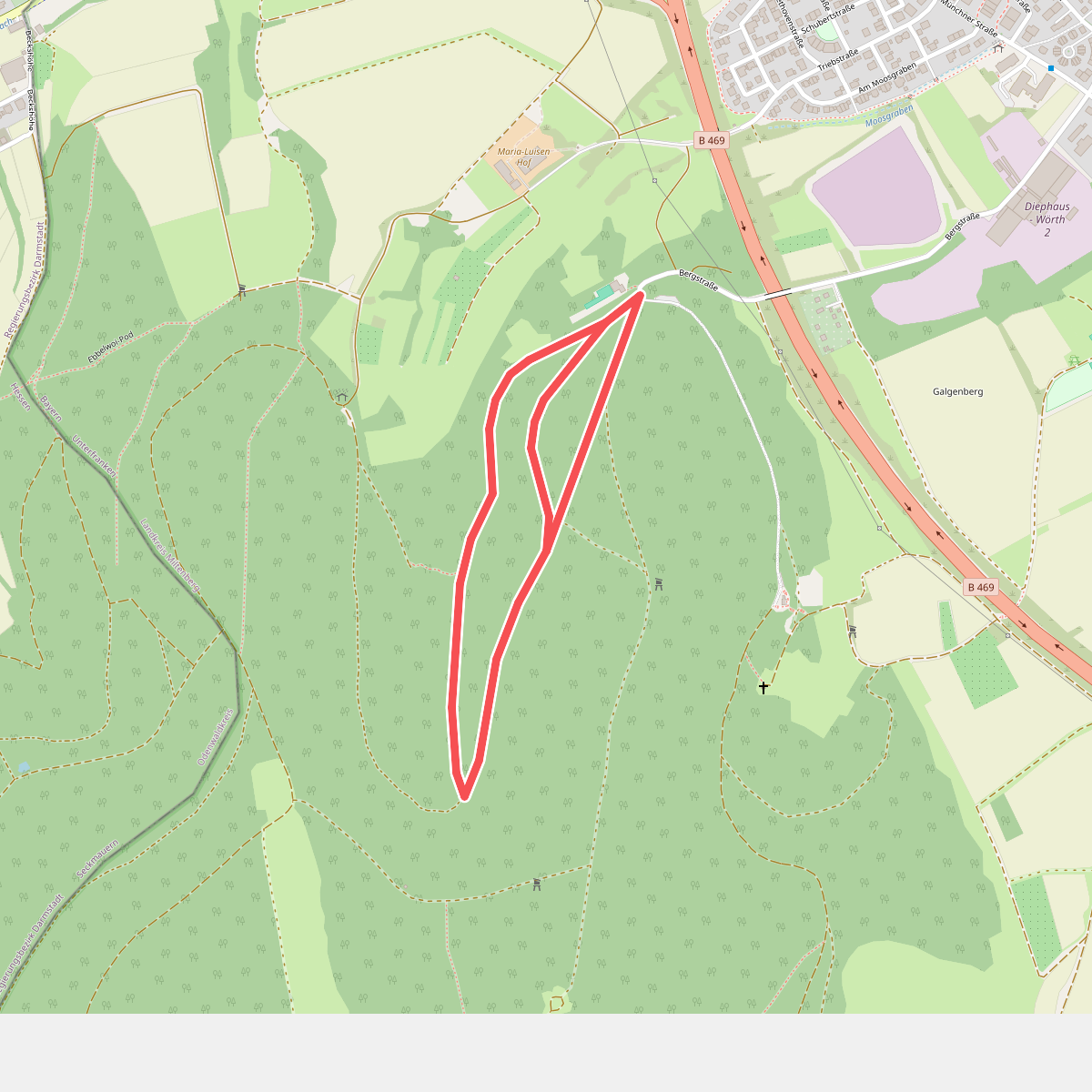 Parkplatzrundwanderweg Bocksberg 1 : Im Eichwäldchen