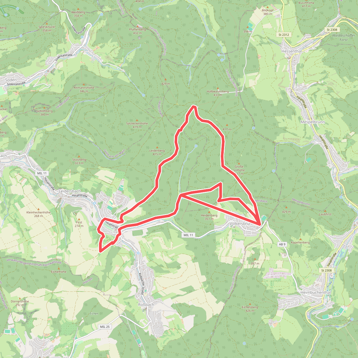 RÄUBERpfad Leidersbach "Natur PUR erleben"
