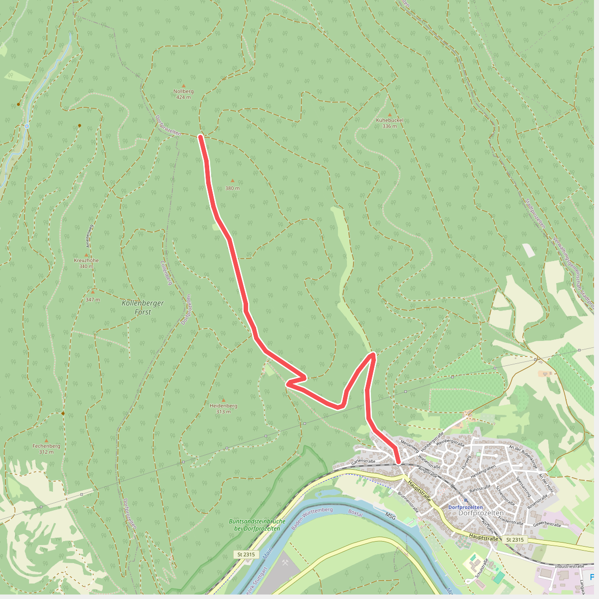 Ortswanderweg Dorfprozelten D1