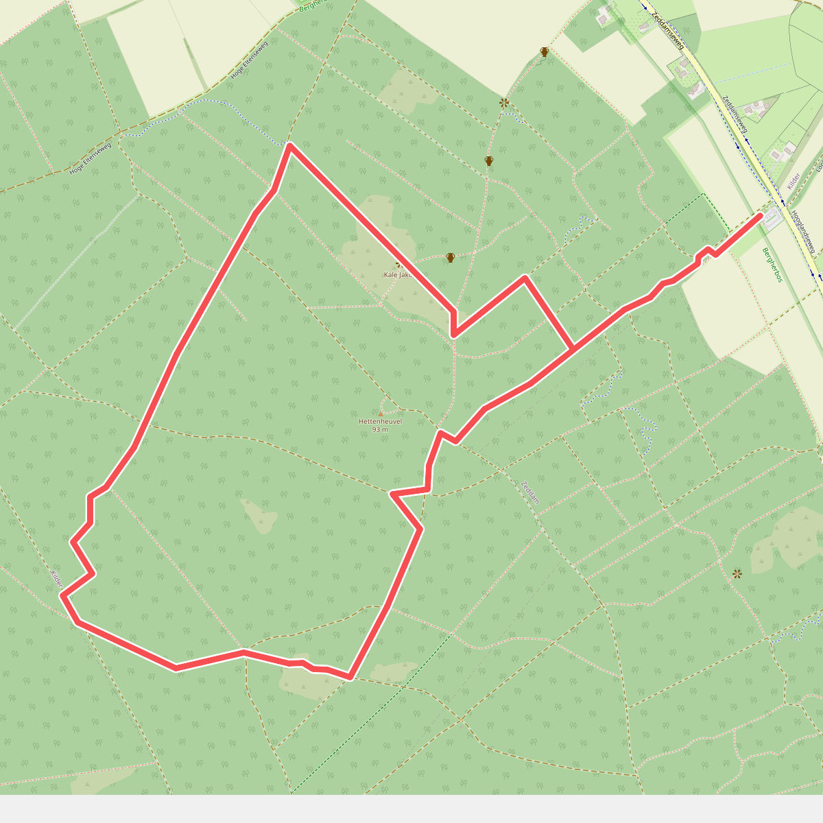 Historische wandelroute Bergherbos