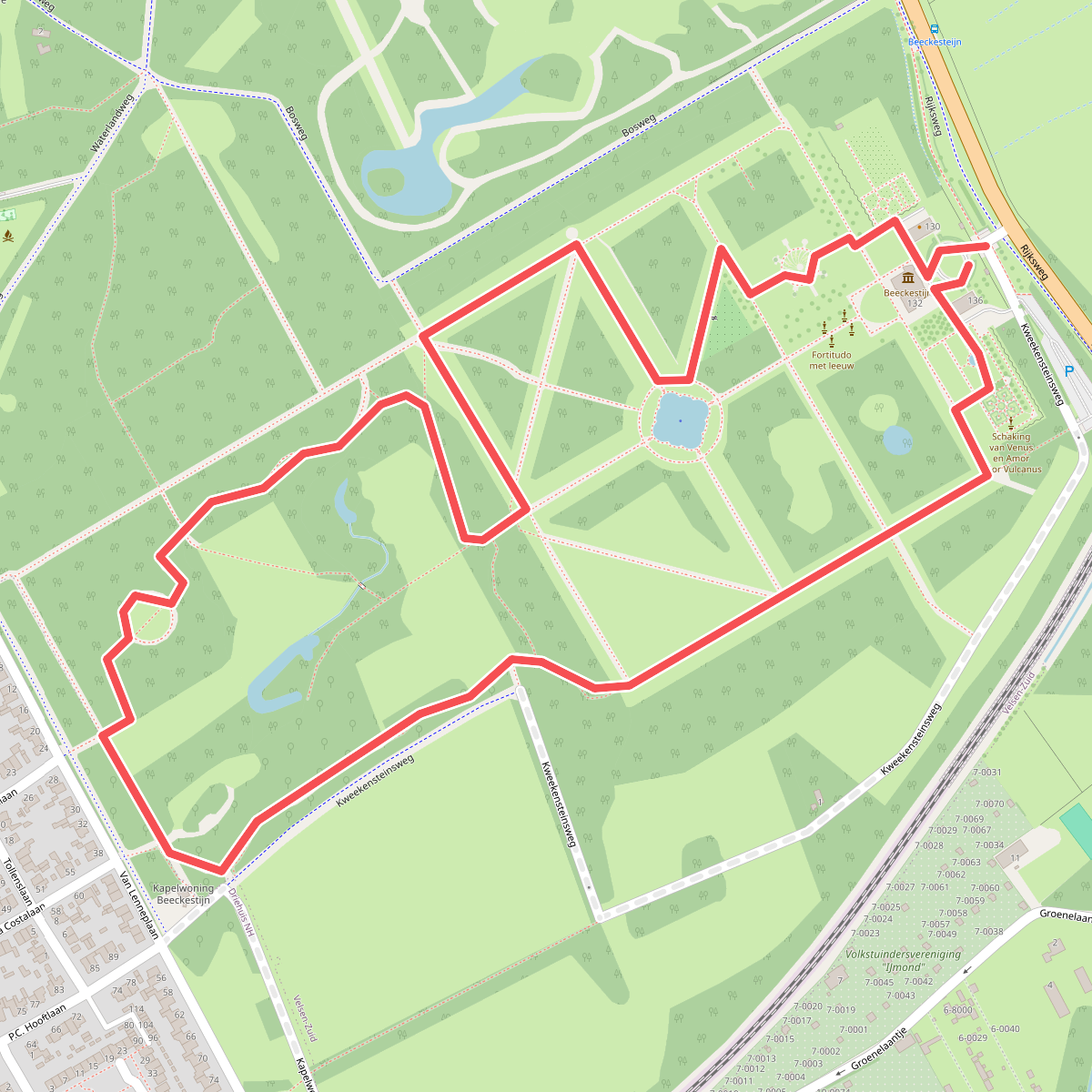 Cultuurhistorische wandelroute over buitenplaats Beeckestijn