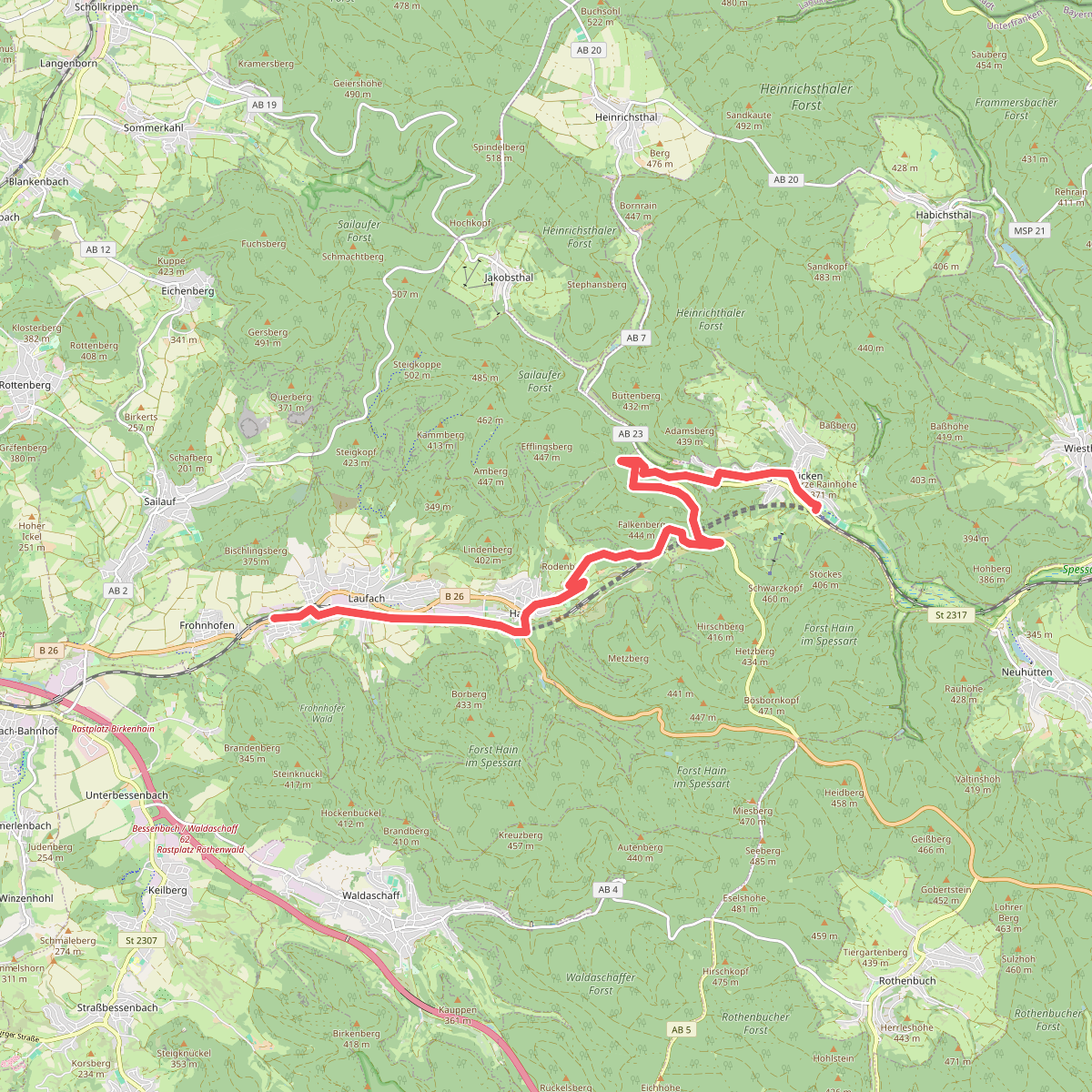 Kulturweg Spessartrampe