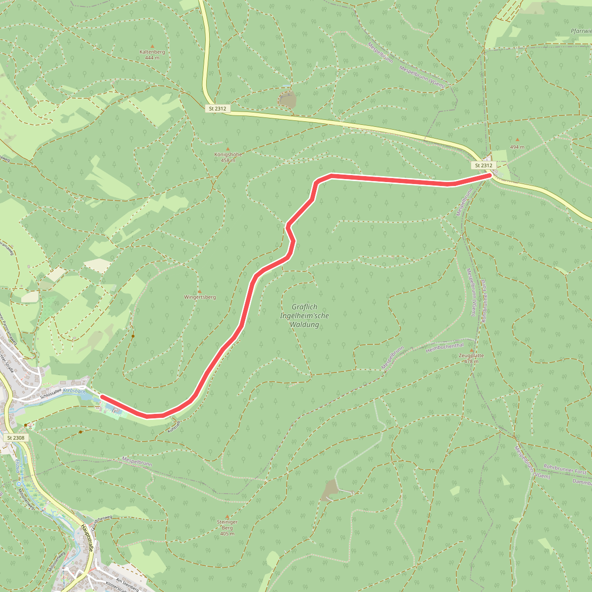 Ortswanderweg Mespelbrunn 3