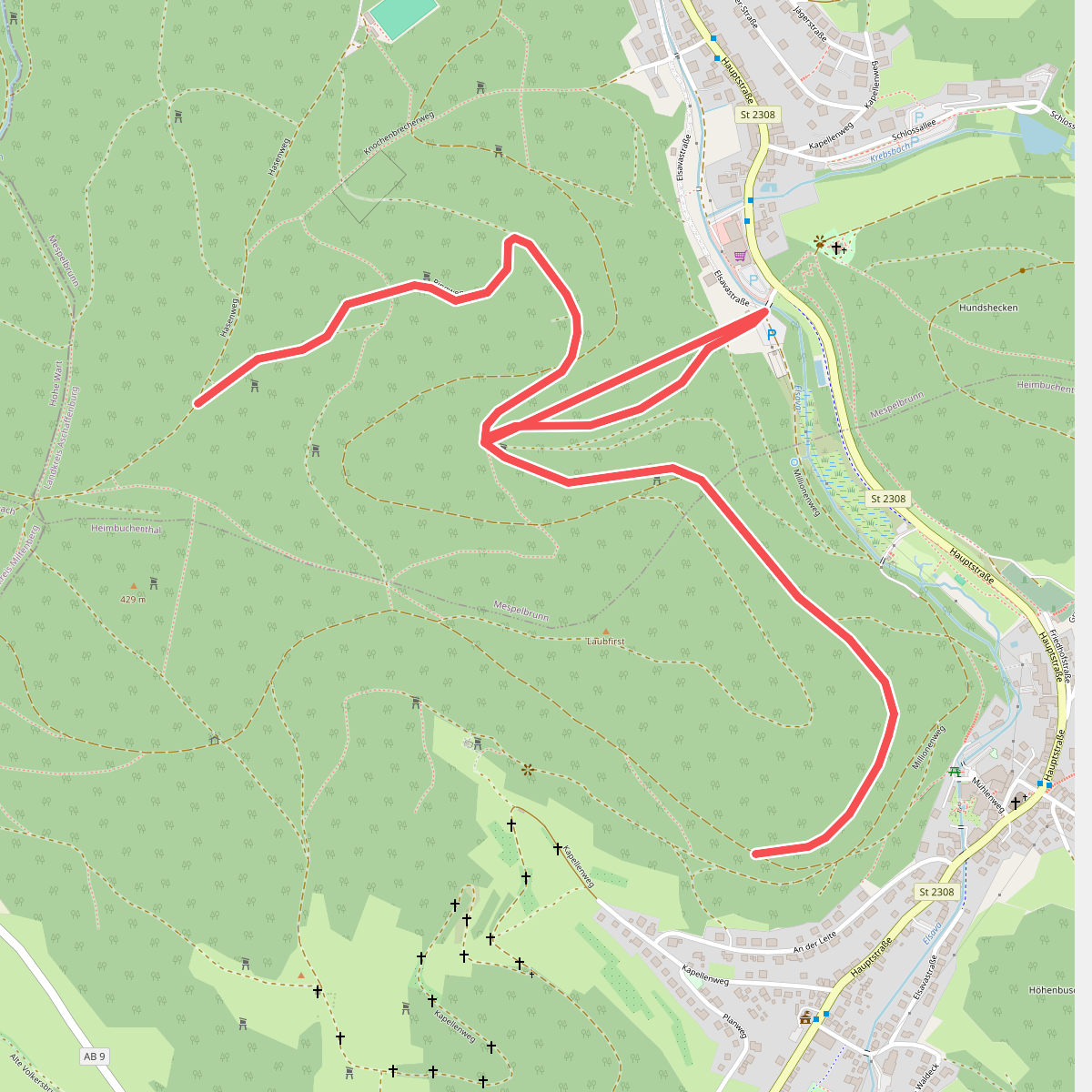 Ortswanderweg Mespelbrunn 8