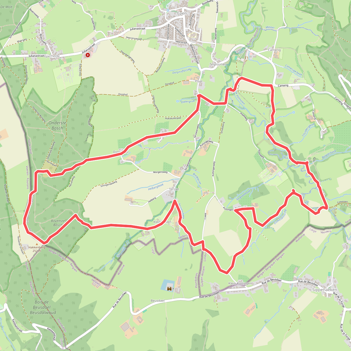 Eli Heimansroute voor de smartphone