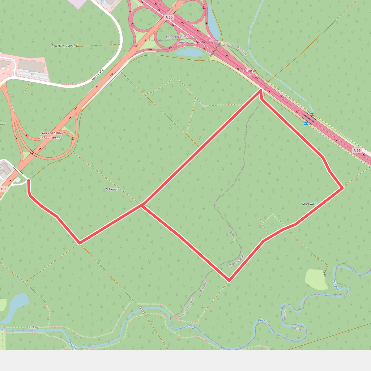 Hanau - Rundwanderweg Eichhörnchen
