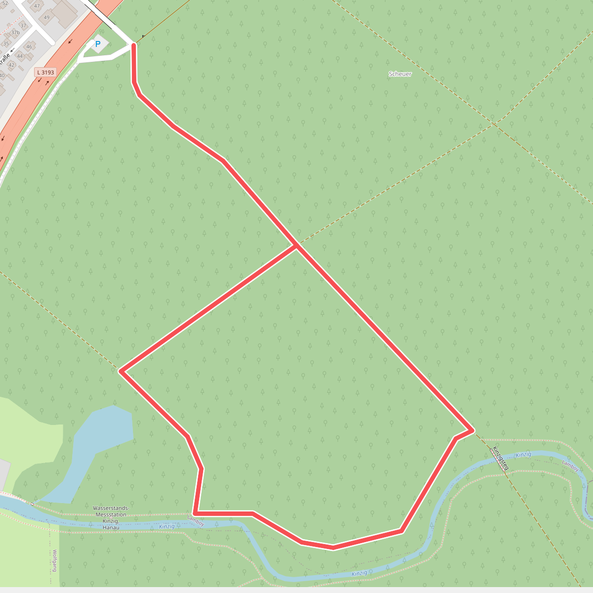Hanau - Rundwanderweg Schmetterling