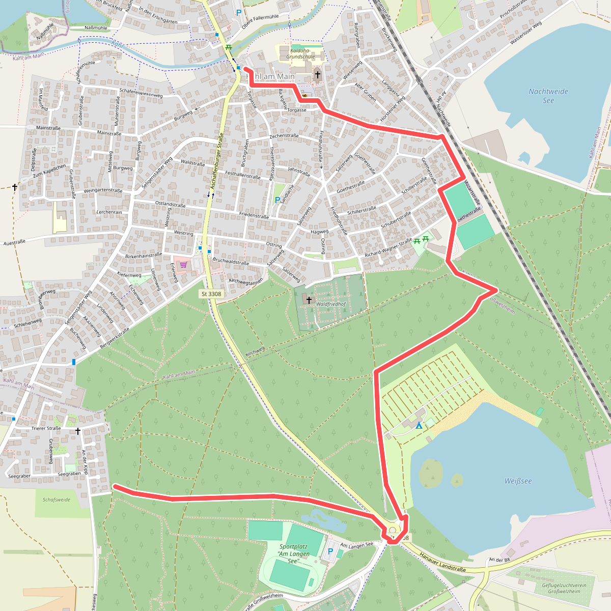 Ortswanderweg Kahl 2