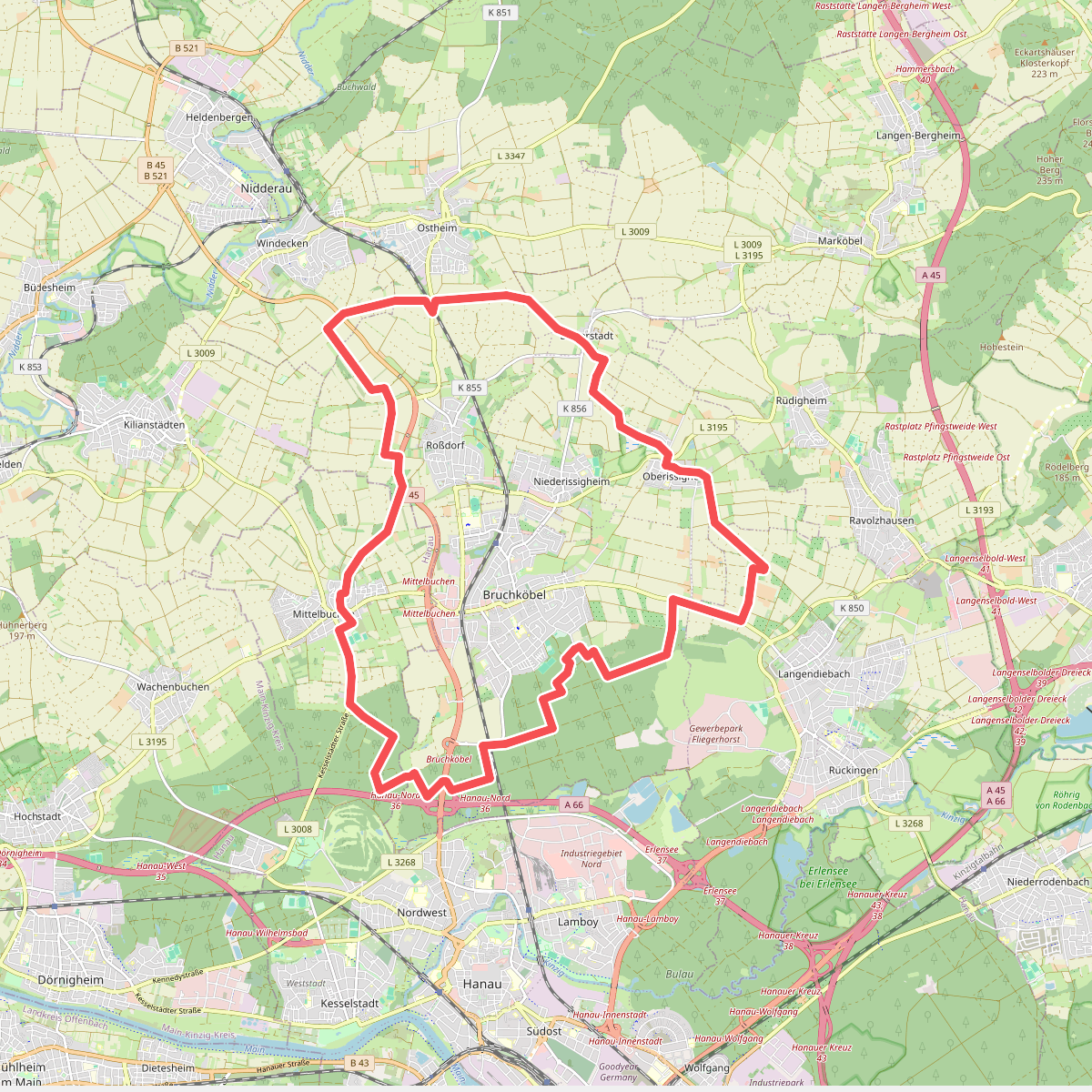 5-Sterne-Rundweg Bruchköbel