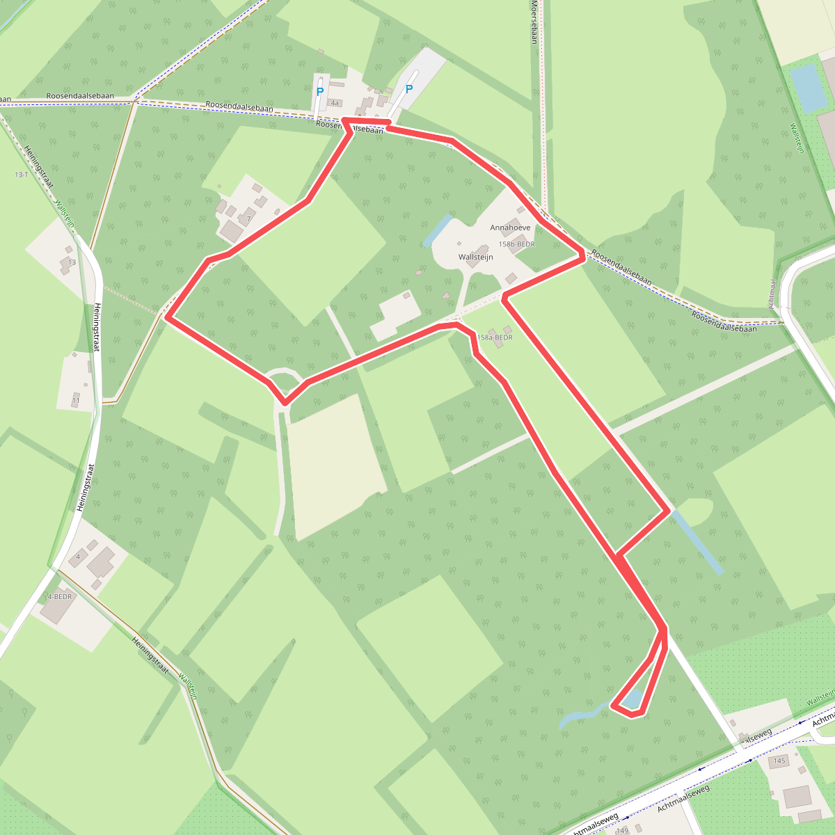 Wandelroute Landgoed Wallsteijn, bij Zundert