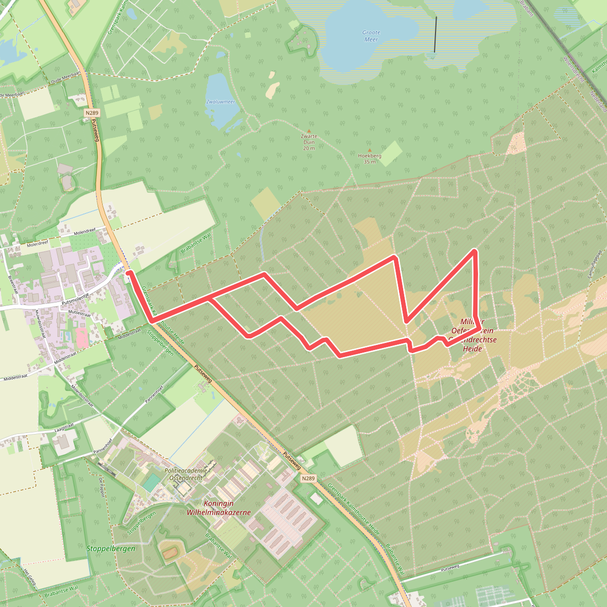 Wandelroute Haas, vlak bij Ossendrecht