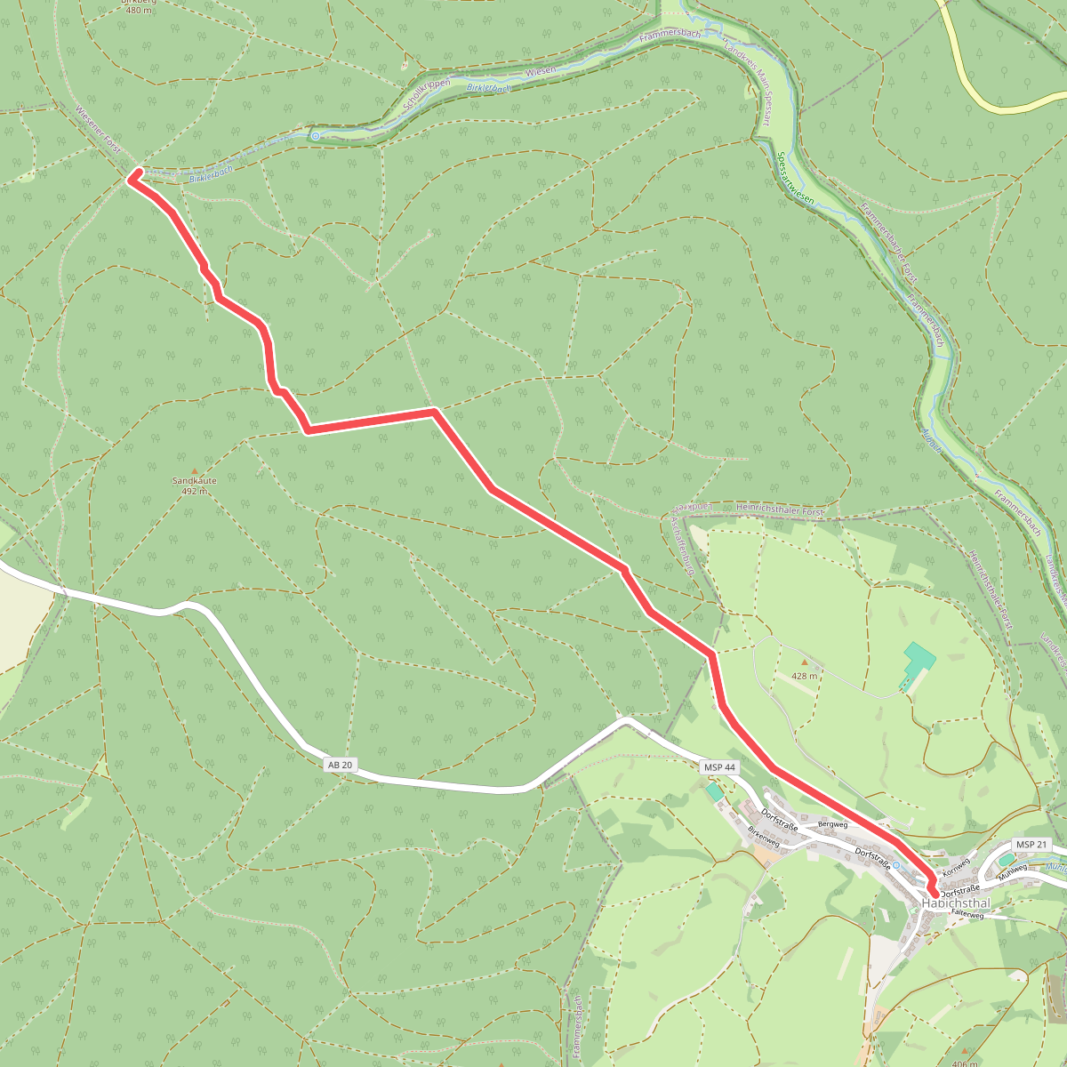 Ortswanderweg Habichsthal H2