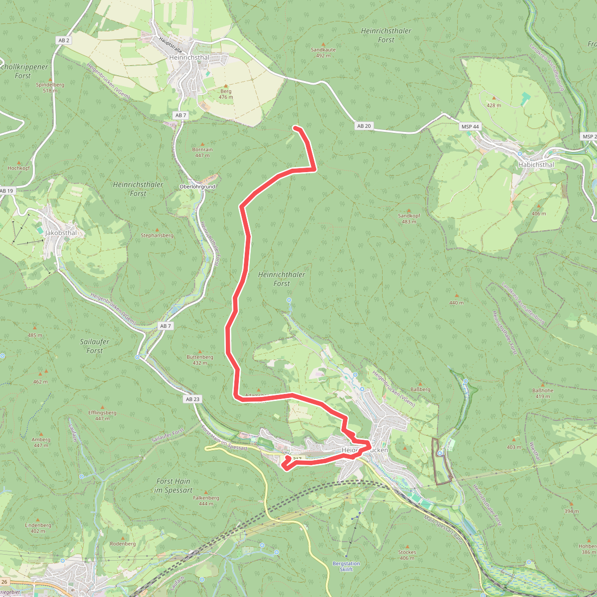 Ortswanderweg Heigenbrücken 2