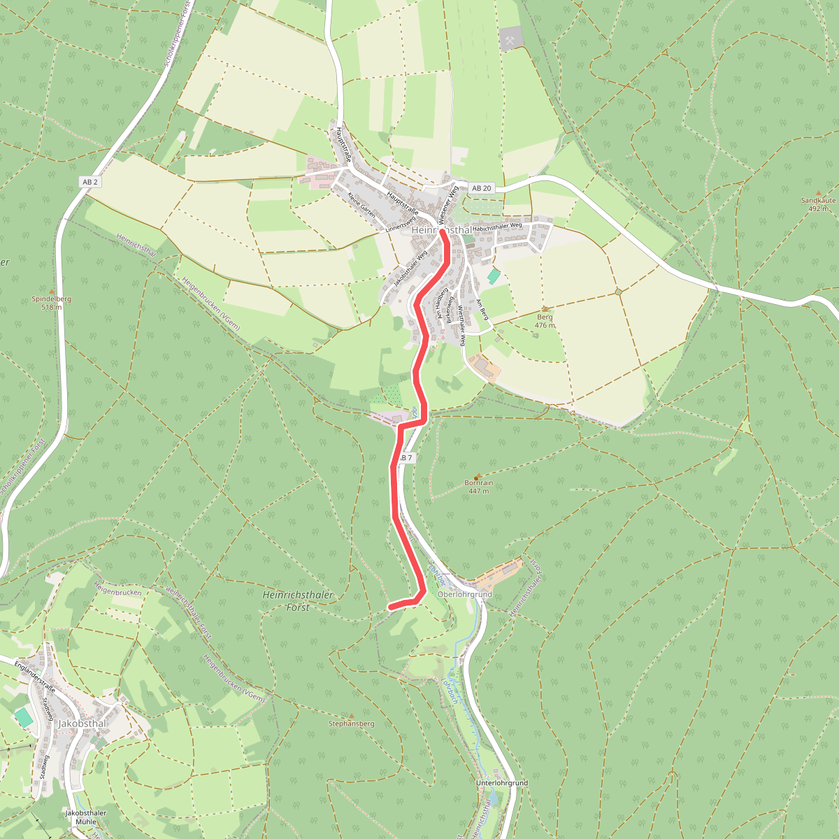 Ortswanderweg Heinrichsthal 1
