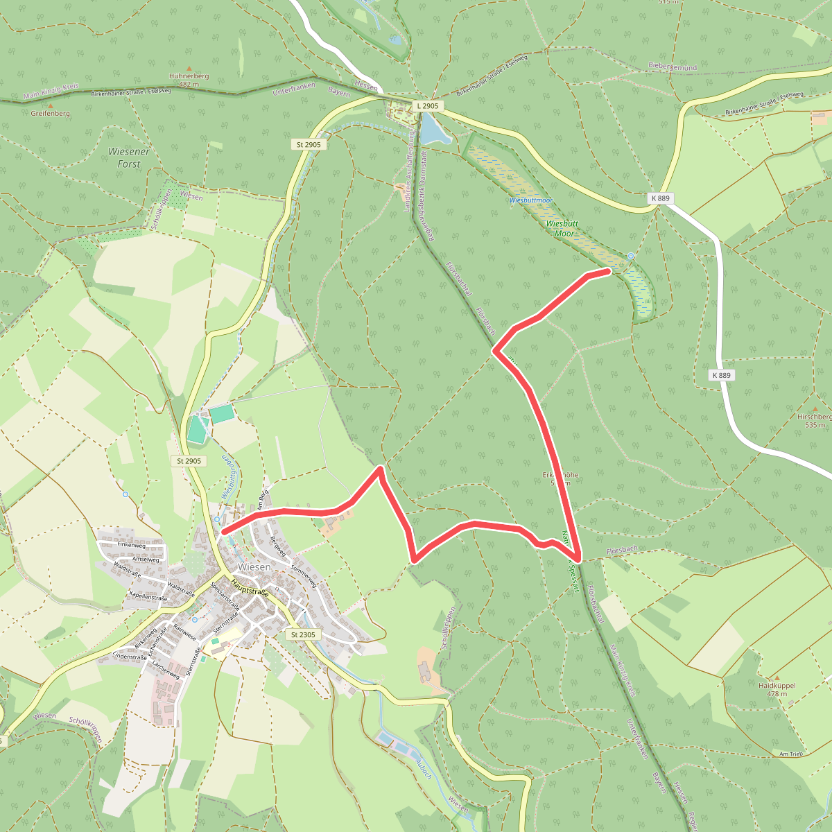 Ortswanderweg Wiesen 1