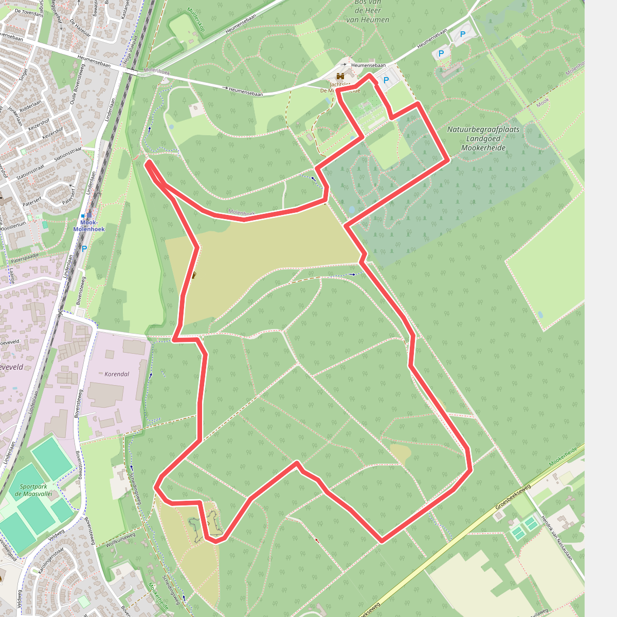 Twee schansenroute