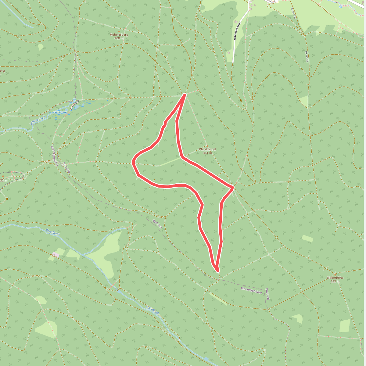 Bad Orb Rundwanderweg 13 (Wildererweg)