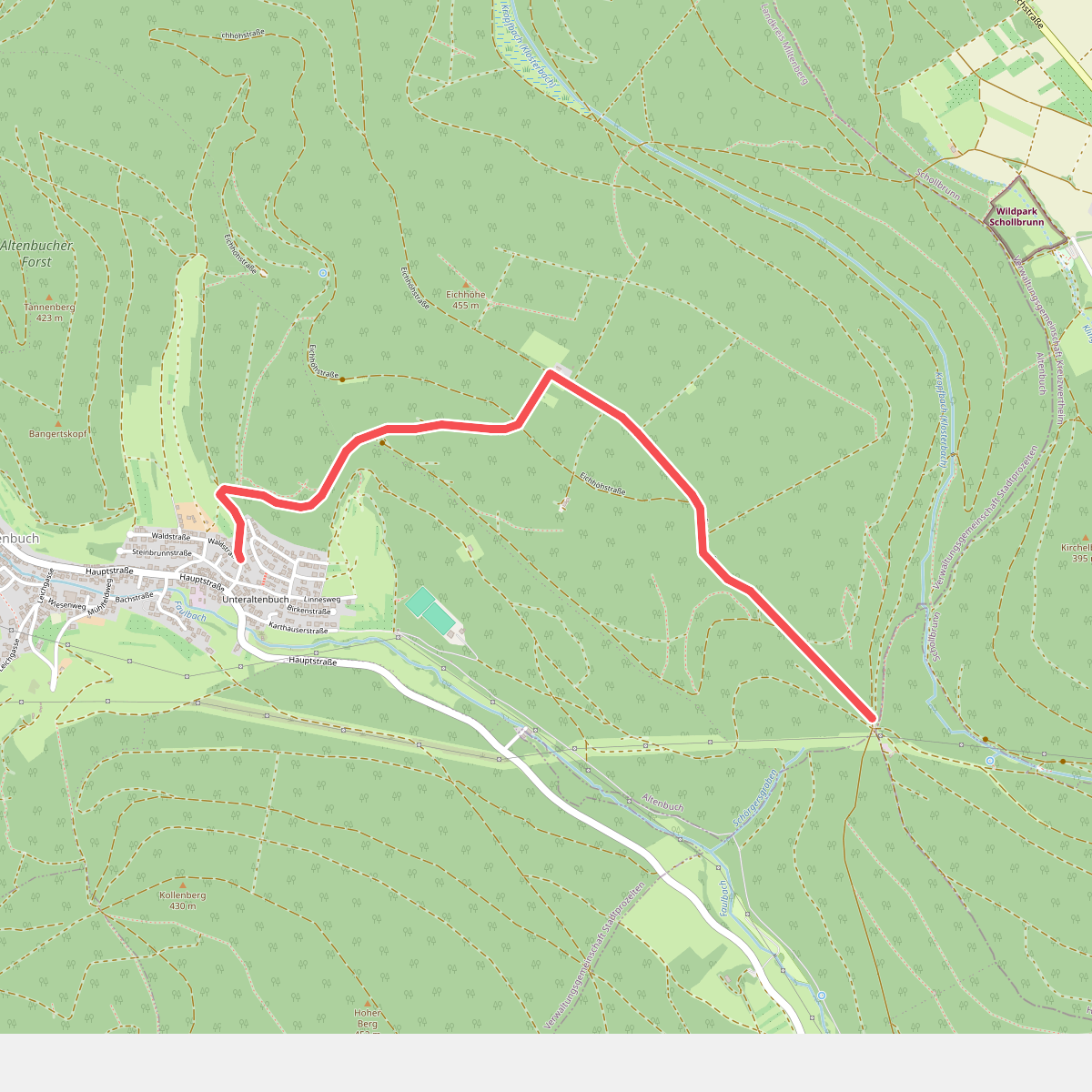 Ortswanderweg Altenbuch 2