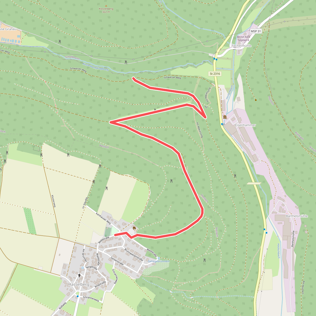 Ortswanderweg Hasselberg 2