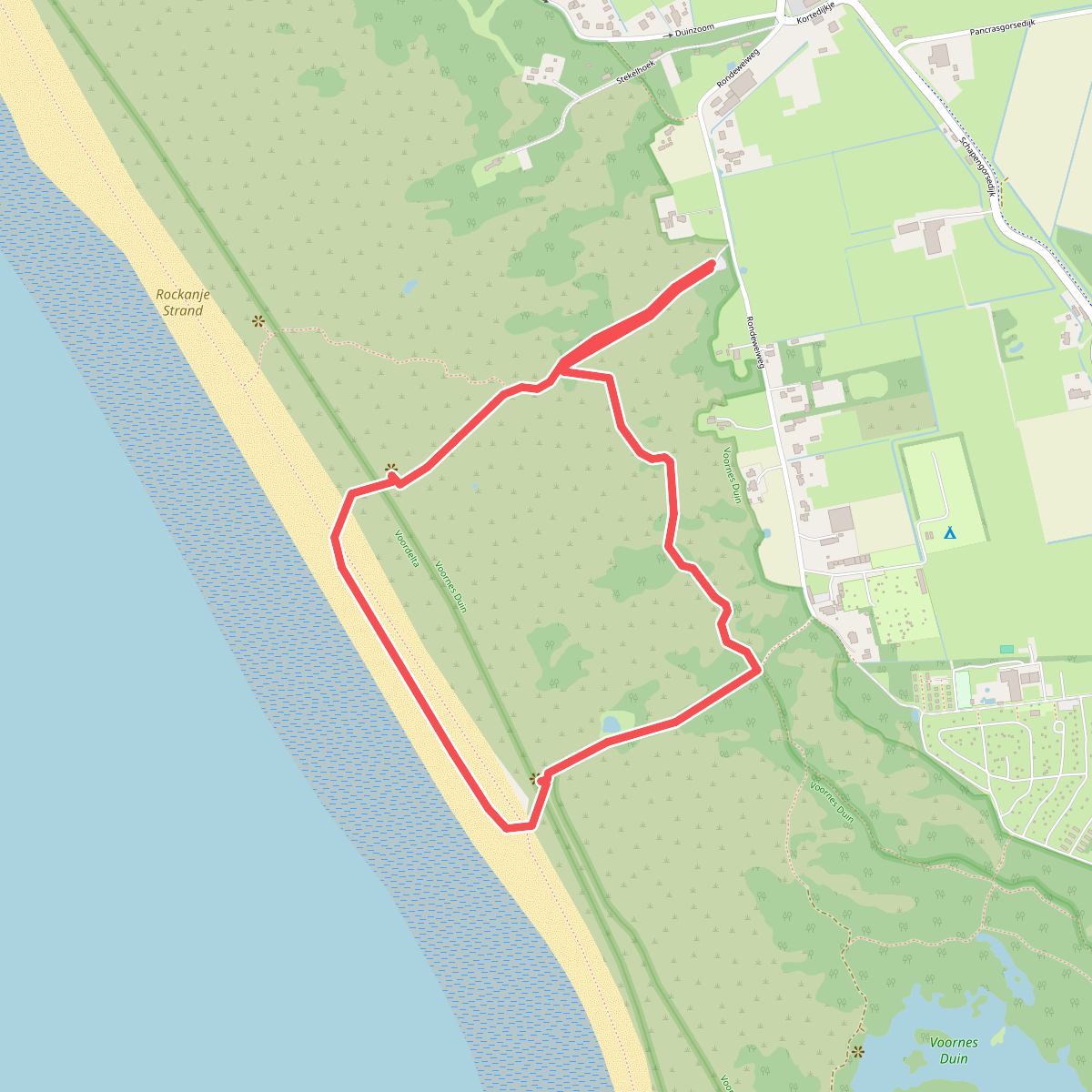 Wandelroute De Pan in Voornes Duin