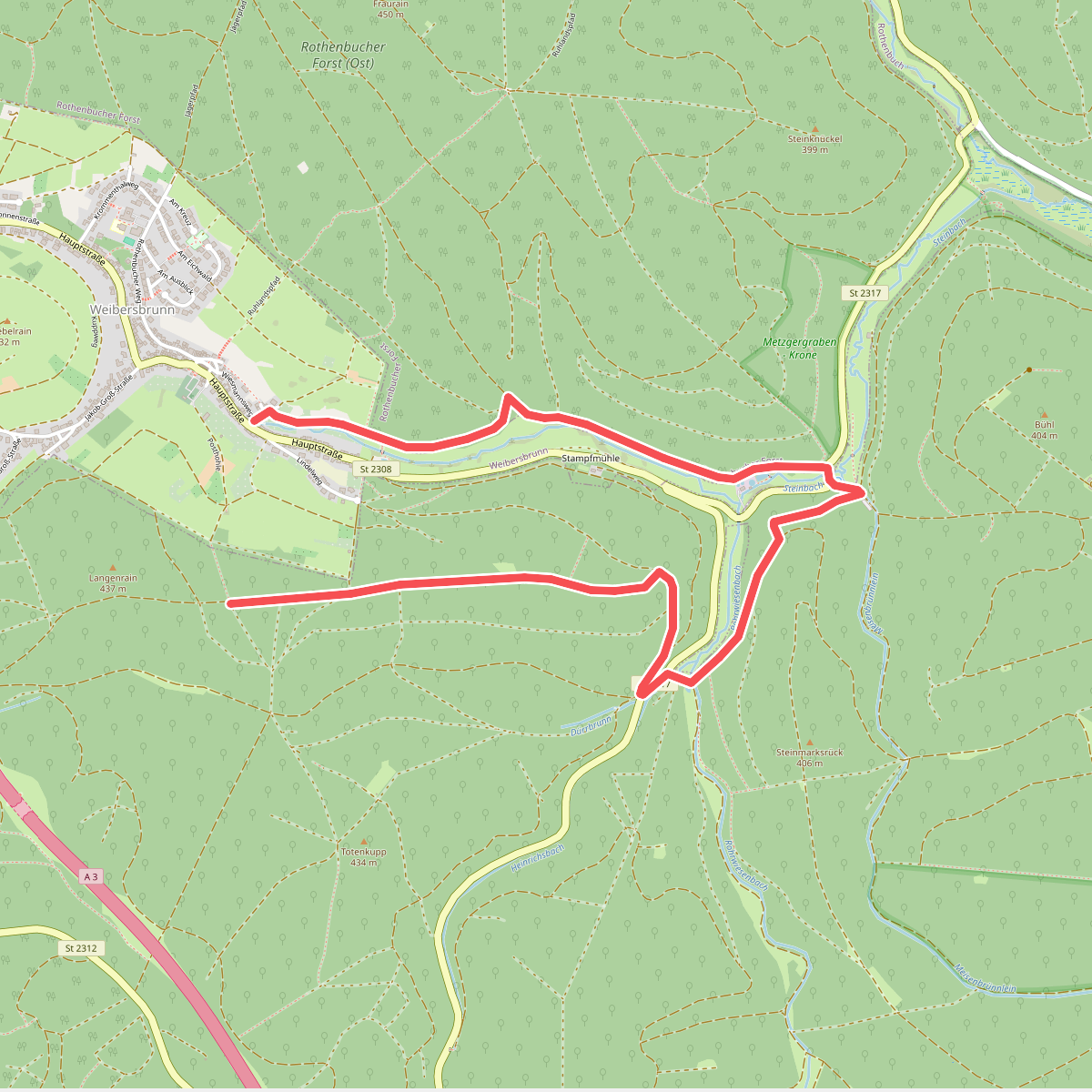 Ortswanderweg Weibersbrunn 1