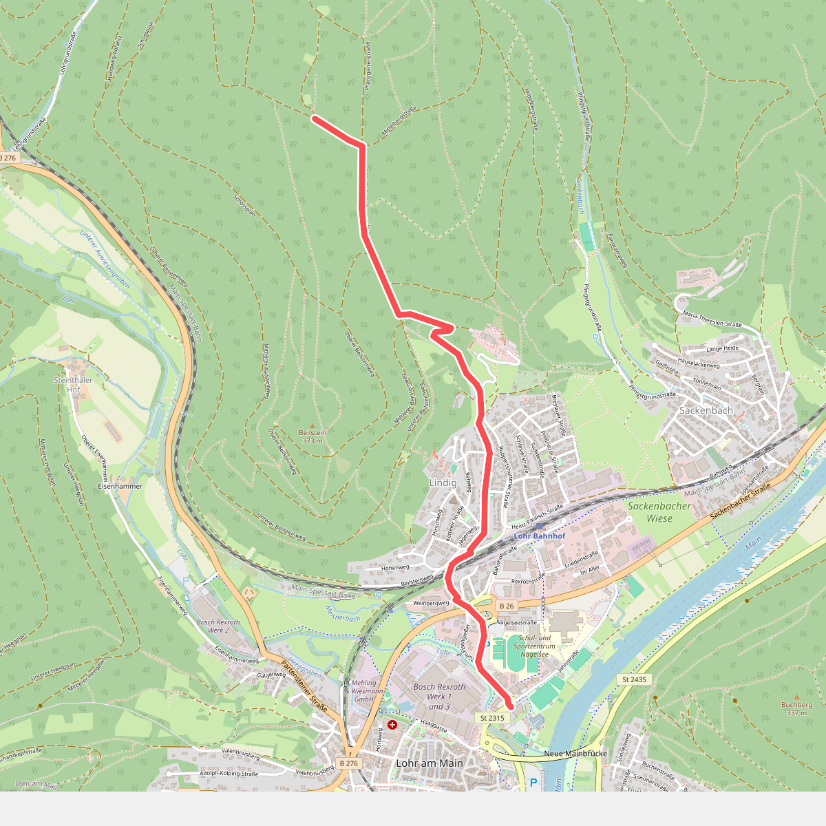 Ortswanderweg Lohr 1