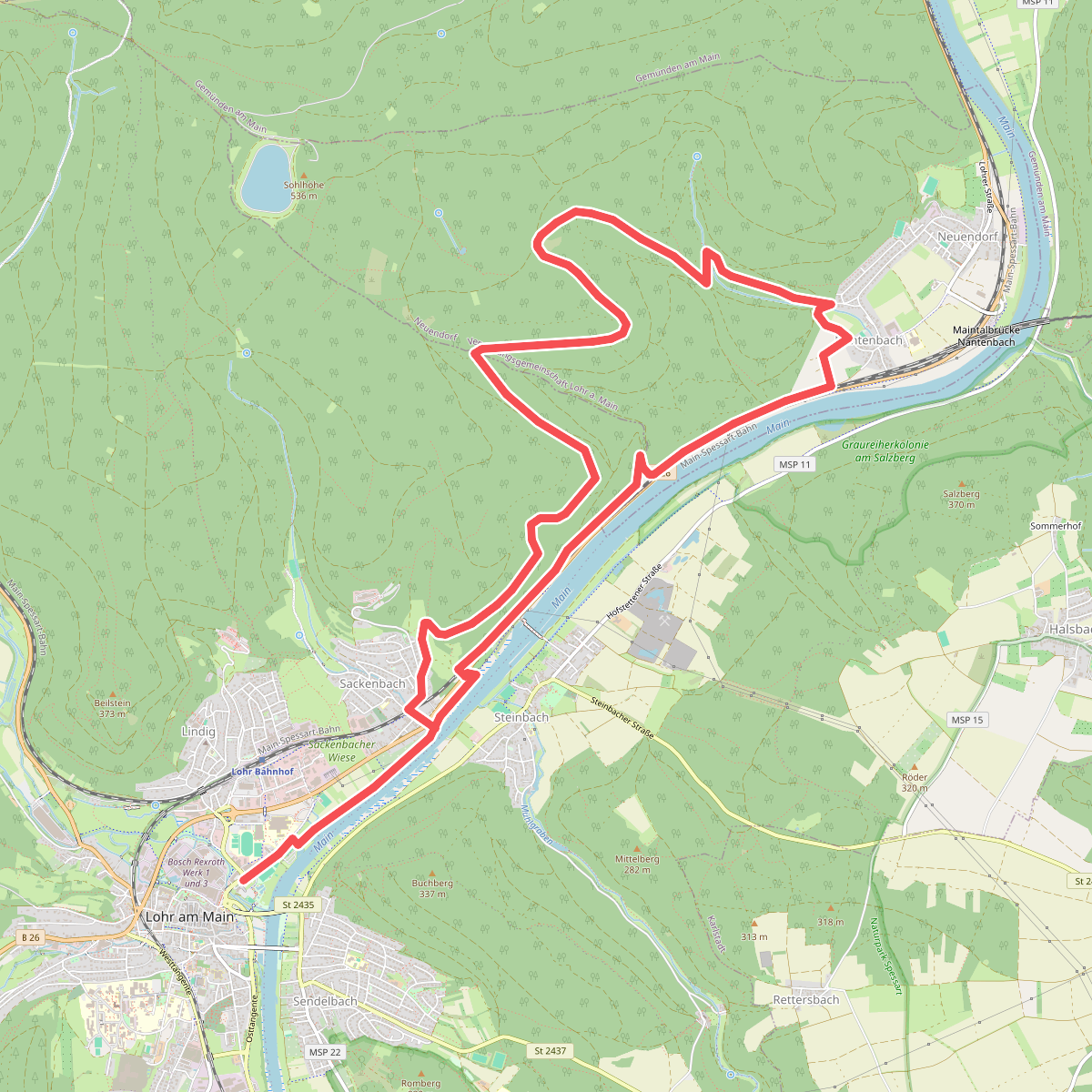 Ortswanderweg Lohr 2
