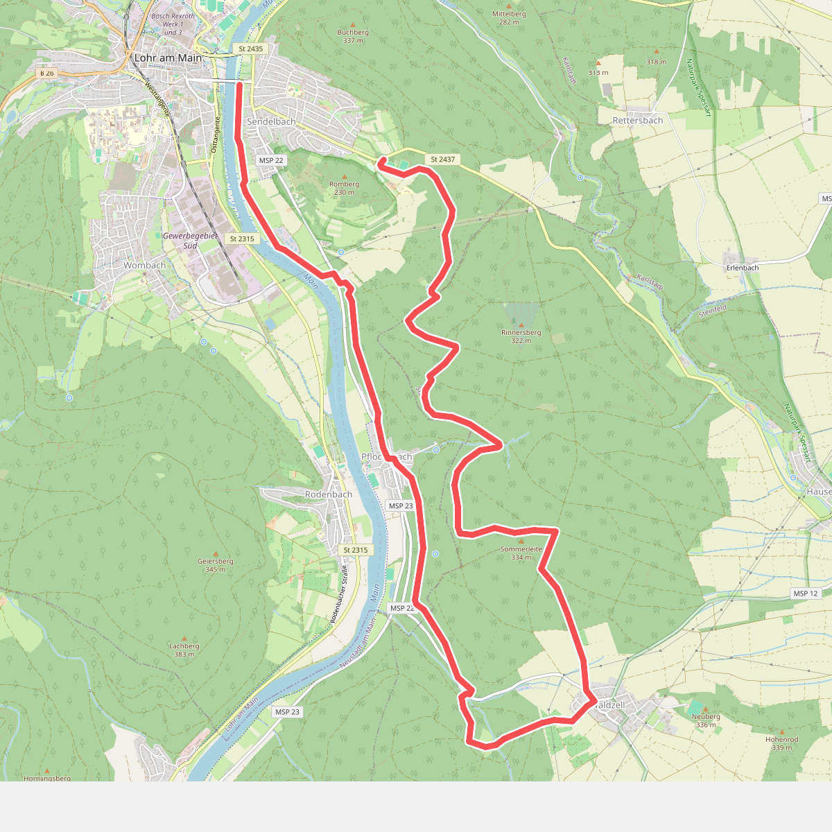 Ortswanderweg Lohr 5