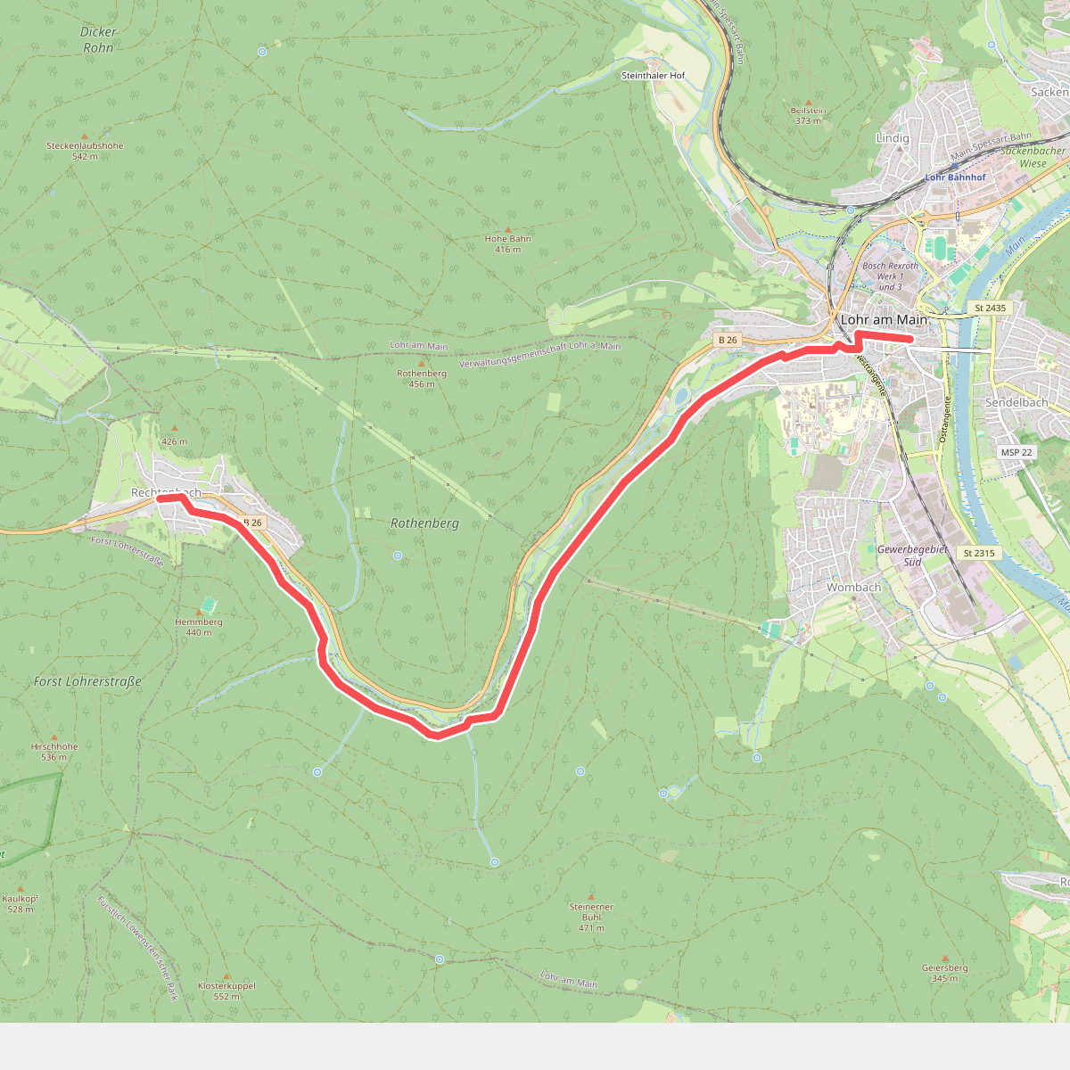 Ortswanderweg Lohr 7