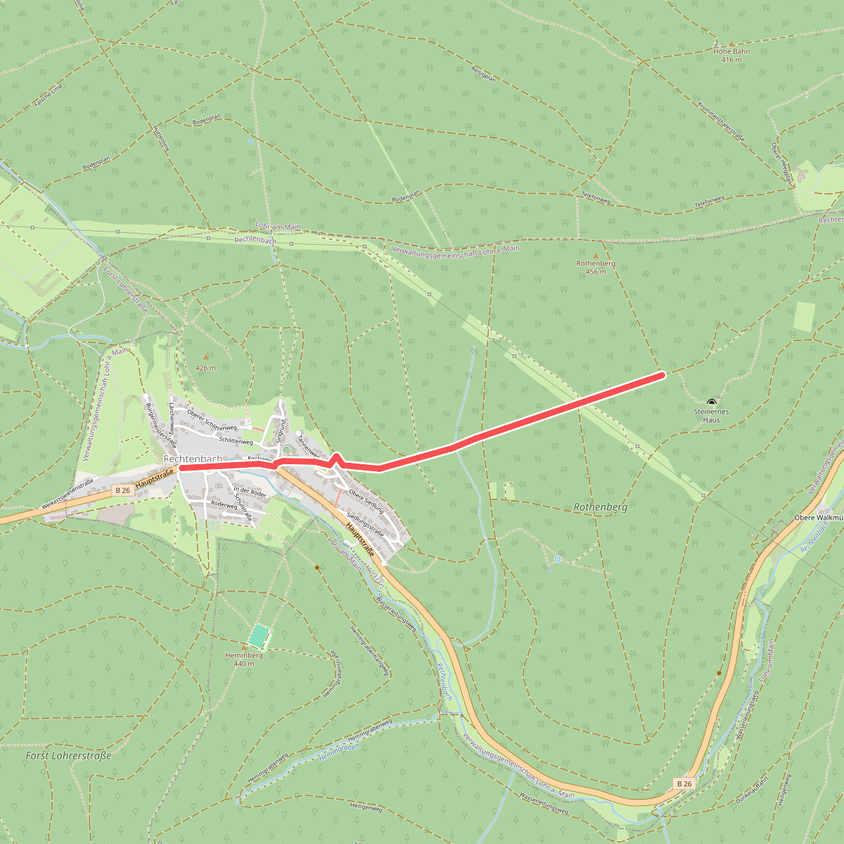 Ortswanderweg Rechtenbach 1