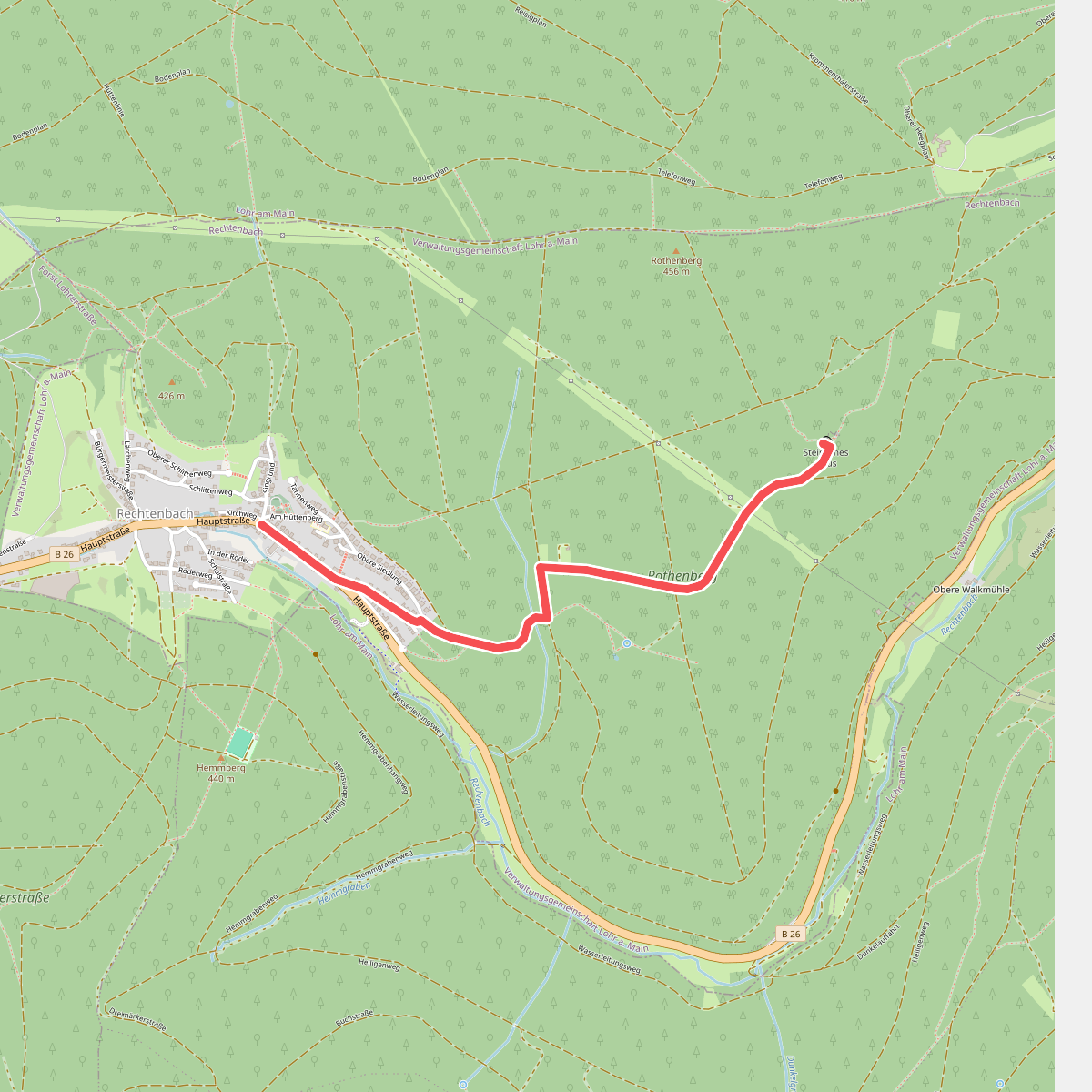Ortswanderweg Rechtenbach 2
